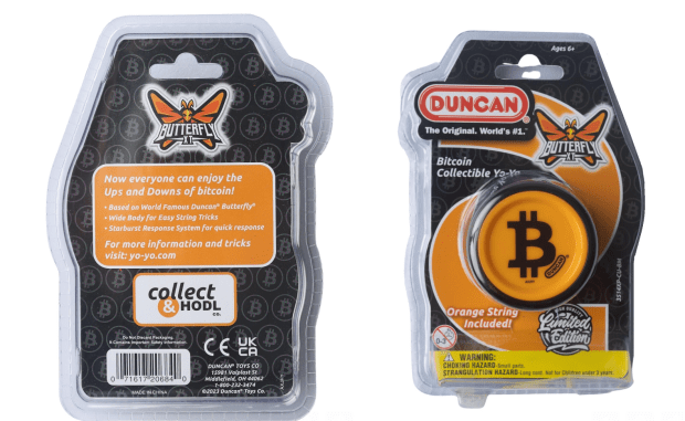 First Ever Bitcoin Duncan Yo-Yo Launches