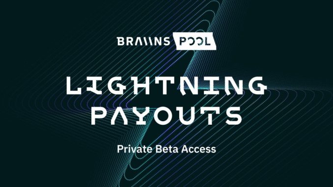 Braiins Becomes First Mining Pool To Introduce Lightning Payouts